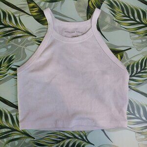 American Eagle White Tank Top Sz M